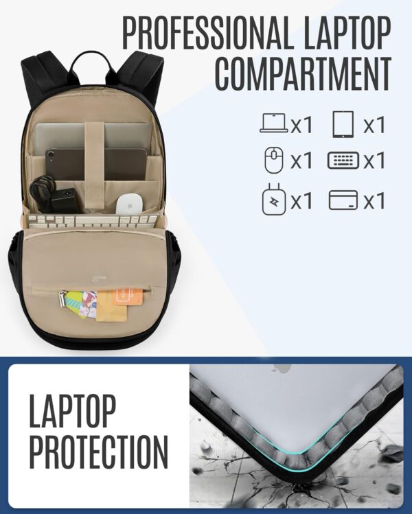 Limited Time Deal 19%OFF! LIGHT FLIGHT Travel Backpack for Women, 15.6 Inch Laptop Backpack - Image 5