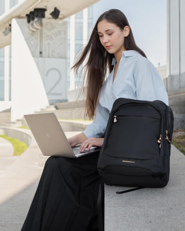 Limited Time Deal 19%OFF! LIGHT FLIGHT Travel Backpack for Women, 15.6 Inch Laptop Backpack - Image 8