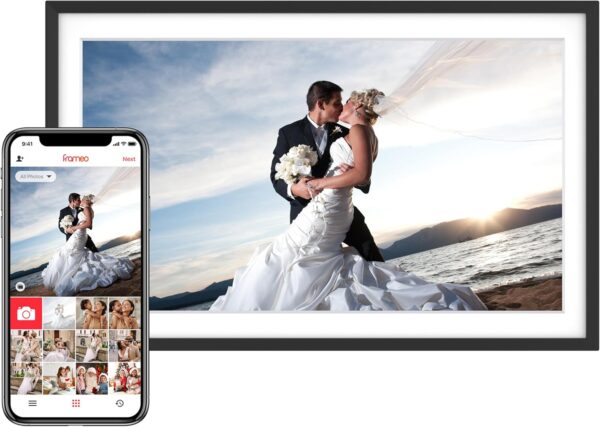 Limited Time Deal 67%OFF!  15.6'' Digital Picture Frame with 1920x1080 IPS Touch Screen