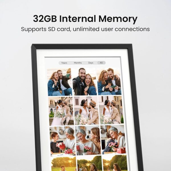 Limited Time Deal 67%OFF!  15.6'' Digital Picture Frame with 1920x1080 IPS Touch Screen - Image 3