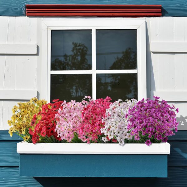 Limited Time Deal 27%OFF! 24 Bundles Artificial Flowers for Outdoor - Image 6