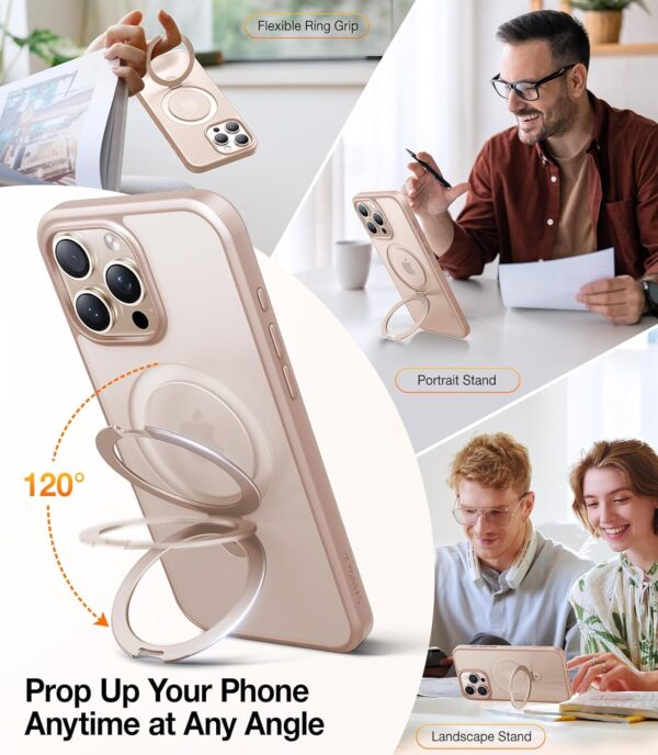 Limited Time Deal 28%OFF!  TORRAS Desert Titanium for iPhone 16 Pro Max Case - Image 4