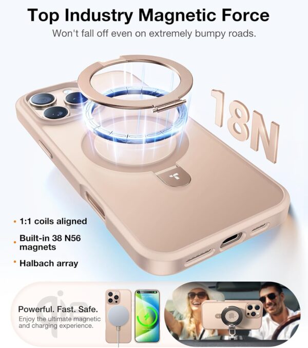 Limited Time Deal 28%OFF!  TORRAS Desert Titanium for iPhone 16 Pro Max Case - Image 5