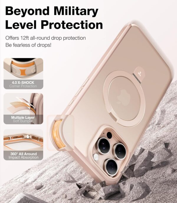 Limited Time Deal 28%OFF!  TORRAS Desert Titanium for iPhone 16 Pro Max Case - Image 6