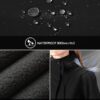 Limited Time Deal 20%OFF! Outdoor Ventures Women's  Fleece Lined Hooded Softshell Rain Jacket - Image 4