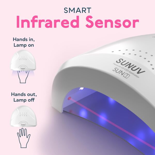 Limited Time Deal 47%OFF! SUNUV UV LED Nail Lamp, Gel Light for Nail Polish UV Dryer - Image 9