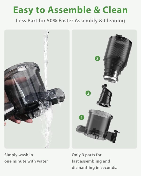 Limited Time Deal 53%OFF! Juicer Machines, ECOSELF Cold Press Juicer - Image 8