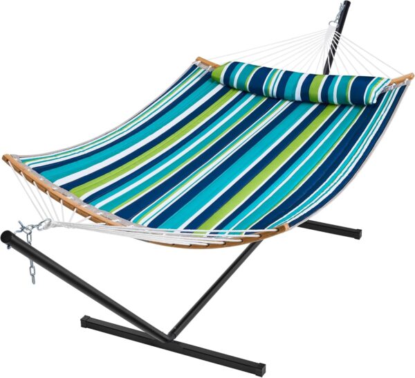 Limited Time Deal 10%OFF!  SUPERJARE Hammock with Stand, 2 Person Heavy Duty Hammock - Image 2