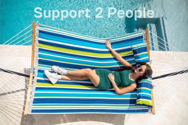 Limited Time Deal 10%OFF!  SUPERJARE Hammock with Stand, 2 Person Heavy Duty Hammock - Image 5